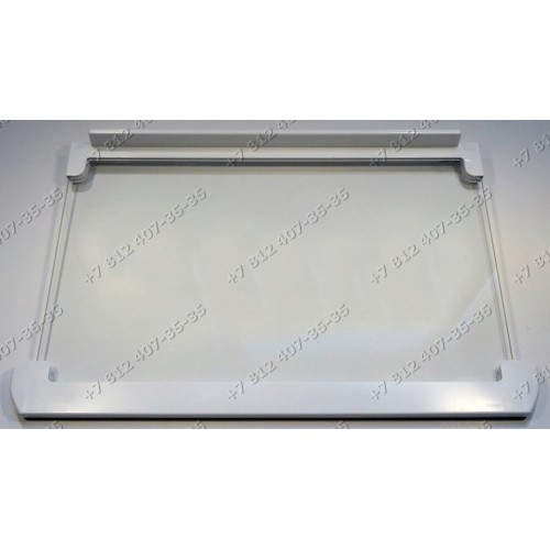 Стеклянная полка на ящик для овощей для холодильника Ariston, Indesit IBNF5517WUK, Whirlpool
