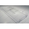 Панель ящика для холодильника Beko CA6017S, CA6017W, CDA644S, CDA644W, CDA645FS, CDA645FS/1