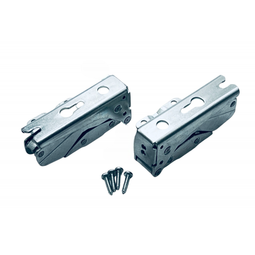 Комплект петель для встроенного холодильника Bosch, Siemens, Neff, Gaggenau, Miele - 12004051 (БЕЗ ПЛАНКИ) 