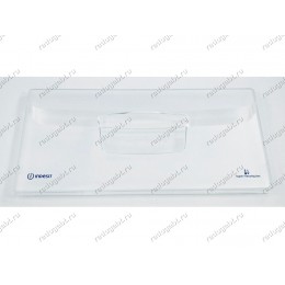 Панель среднего ящика холодильника Indesit, Ariston, Whirpool 230012210, 430*197*24 мм
