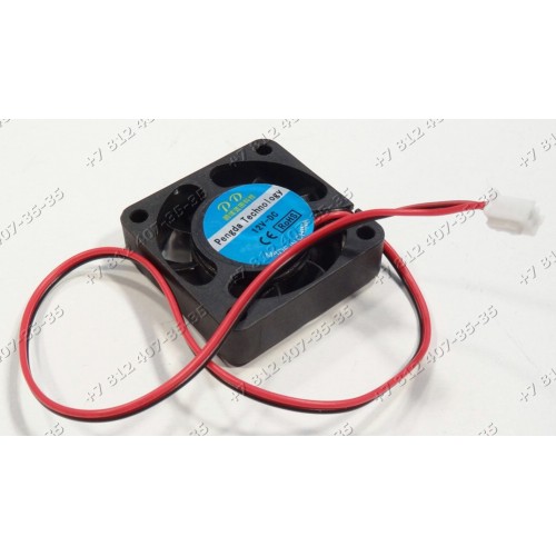 Вентилятор 12V-DC плоский 39*39 мм