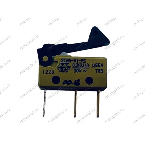Микровыключатель 3 контакта для СВЧ, кофемашин и т.п. Philips, Saeco - XC65-81-P5