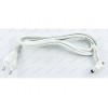 Сетевой шнур для плойки, утюжка, фена и т.д. Redmond поворотный 45 гр, 2.5A 250V длина 1,6 метра (разъем D=7,5 мм H=13 мм) Белый