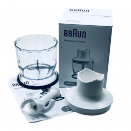 Измельчитель в сборе для блендера Braun 4191, 4165, 4199 Multiquick Miniprimer - 350 мл MQ20 AX22110059 TYPE MQ20WH