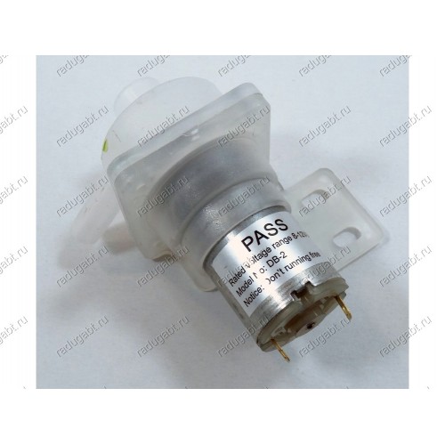 Помпа термопота 8-12V-3W Model No: DB-2 - крепление вправо, выход влево