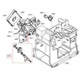 Дренажный клапан кофемашины Bosch TCA53..., TCA52..., TCA56..., TCA67... и т.д. 00622540