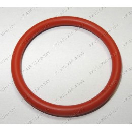 Прокладка заварочного блока для кофемашины Bosch TES50324RW/11, TES50328RW/05 D 46 мм красная большая