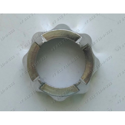 Гайка на корпус шнека мясорубки Panasonic MK-MG1300 MK-MG1500 MK-G20 MK-G30 MK-G38 Supra MGS-1350 MGS-1351 Elenberg