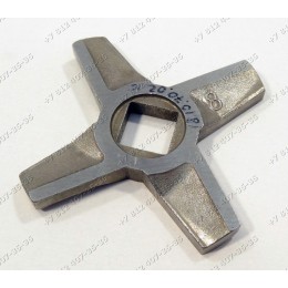 Нож для мясорубки Zelmer и Bosch №8 двусторонний тип 886.84 986.87 986.85 986.86 987.86 1000.88 1200.82 986.80 987.80 986.84 886.8 и т.д. НЕОРИГИНАЛ!