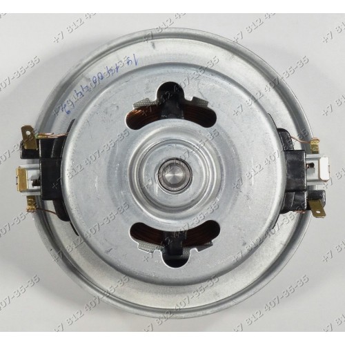 Двигатель 1800W, VC07W06FQ, H-115 мм, D-130 мм, универсальный для пылесоса