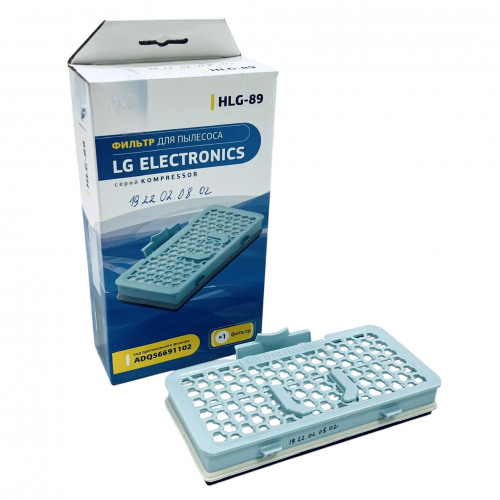 Фильтр HEPA для пылесоса LG Cерия Kompressor, Elite, Follow me и т.д. ADQ56691102 - HLG-89