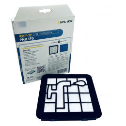 Комплект фильтров для пылесоса Philips FC8630-FC8649, FC9520-FC9529, FC8670-FC8679 - Neolux HPL-932 FC8010/02