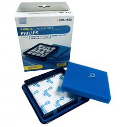 Комплект фильтров для пылесоса Philips FC8630-FC8649, FC9520-FC9529, FC8670-FC8679 - Neolux HPL-932 FC8010/02