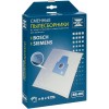 Мешки для пылесоса Bosch BSG80000-89999, BSG8.., Siemens VS08..и т.д. Neolux BS-06 - микрофибра, неоригинал - комплект из 4 штук!