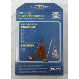 Мешки для пылесоса Panasonic, Samsung - Neolux PS-11 синтетические - комплект из 4 штук