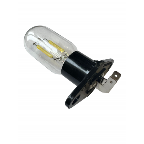Лампочка для микроволновой печи Bosch, Siemens, NEFF, AEG - MD Z187 T25 LED 220V СВЕТОДИОДНАЯ - г-образные загнутые контакты 