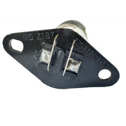 Лампочка для микроволновой печи Bosch, Siemens, NEFF, AEG - MD Z187 T25 LED 220V СВЕТОДИОДНАЯ - г-образные загнутые контакты 
