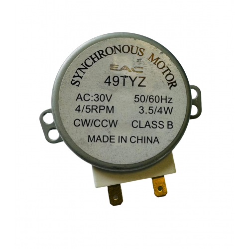 Двигатель вращения поддона СВЧ 49TYZ 30V 3.5/4W 4/5 RPM