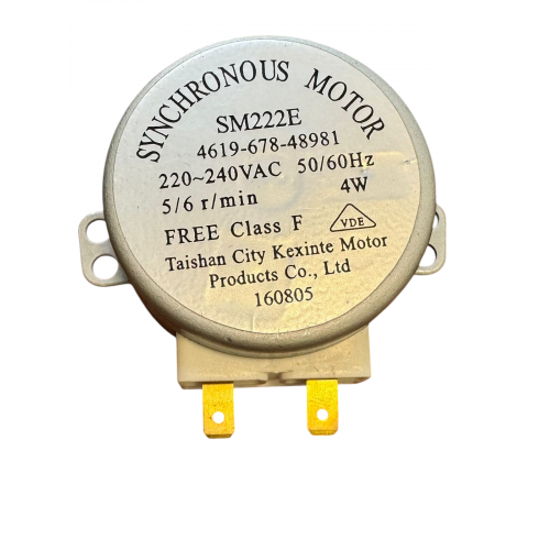 Двигатель вращения поддона СВЧ Whirlpool, Bauknecht, Hotpoint-Ariston, Ikea, V-ZUG и т.д. - SM222E 4619-678-48981 - ОРИГИНАЛ