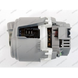 Циркуляционная помпа в сборе с тэном посудомоечной машины Bosch, Siemens, Neff, Gaggenau - 12024284 9000.877.349 + ПОДДОН