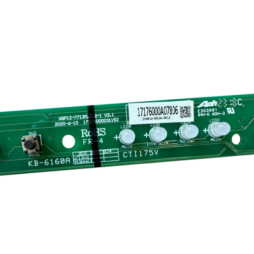 Плата индикации с дисплеем посудомоечной машины Midea MID60S710 - 17176000A07806