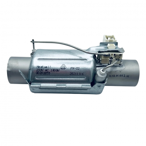Тэн посудомоечной машины Electrolux, Zanussi, Kuppersberg, AEG, WHirlpool и т.д. 1800W проточный, диам. 32 мм HEATWELL