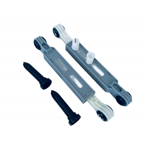 Амортизаторы для стиральной машины Bosch, Siemens - комплект из 2 штук 00673541 90N, общая длина 185/270 мм 