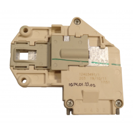 Блокировка люка для стиральной машины Electrolux, Zanussi, AEG - 12403491/1 - BITRON Type BP P/5-R - 4 контакта 