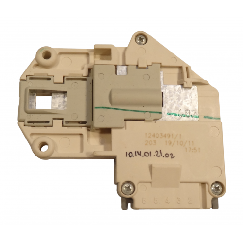 Блокировка люка для стиральной машины Electrolux, Zanussi, AEG - 12403491/1 - BITRON Type BP P/5-R - 4 контакта 