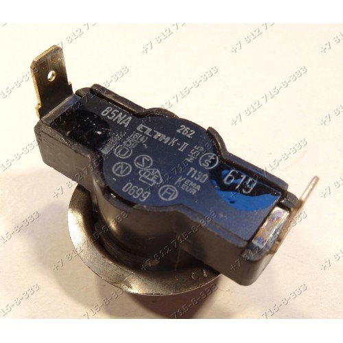 Датчик температуры сушки стиральной машины Zanussi WD15INPUT, WD12INPUT и т.д. - ELTH 85NA 262