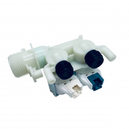 Клапан электромагнитный двойной для стиральной машины Ariston, Indesit, Whirlpool C00110333 EDL90/88-L - ОРИГИНАЛ