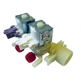 Клапан электромагнитный двойной для стиральной машины Ariston, Indesit, Whirlpool C00110333 RobertShaw 
