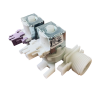 Клапан электромагнитный двойной для стиральной машины Ariston, Indesit, Whirlpool C00110333 RobertShaw  Чехия
