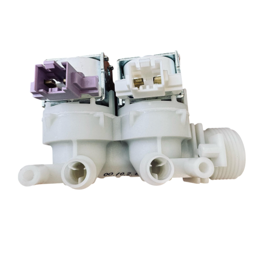 Клапан электромагнитный двойной для стиральной машины Ariston, Indesit, Whirlpool C00110333 RobertShaw  Чехия