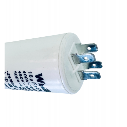 Конденсатор 16uF 450V для стиральной машины - универсальный - Whicepart 16uF