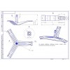 Крестовина барабана стиральной машины Bosch, Siemens COD.746 (Италия, неоригинал) 