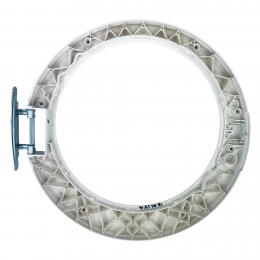 Внутренний обод люка стиральной машины Electrolux EWF12470W, EWF10160W, EWF10240W и т.д. 132518410 с петлей