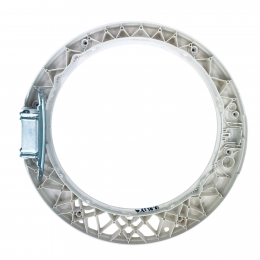 Внутренний обод люка стиральной машины Electrolux EWF12470W, EWF10160W, EWF10240W и т.д. 132518410 с петлей