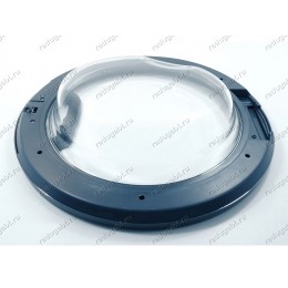 Люк в сборе для стиральной машины Ariston WMSD601BCIS, WMSD8215BCIS, WMSF6051BUA глубина люка 115 мм