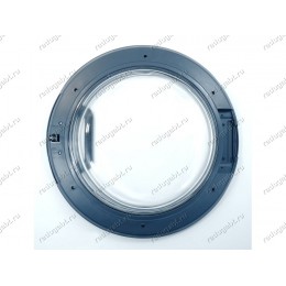 Люк в сборе для стиральной машины Ariston WMSD601BCIS, WMSD8215BCIS, WMSF6051BUA глубина люка 115 мм
