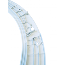 Внутренний обод люка стиральной машины Bosch LOGIXX, Siemens IQ700 и т.д. БЕЛЫЙ 00747527