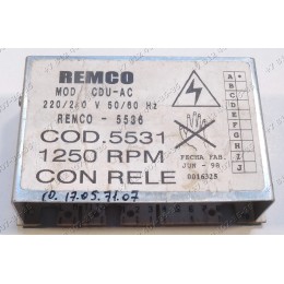 Электронный модуль стиральной машины Indesit, Ariston - REMCO-5536, 5531-1250RPM C00066457