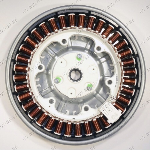 Ротор + статор электродвигателя (прямой привод) стиральной машины LG Direct Drive AJB73816009+AGF76558647 без таходатчика - ОРИГИНАЛ!