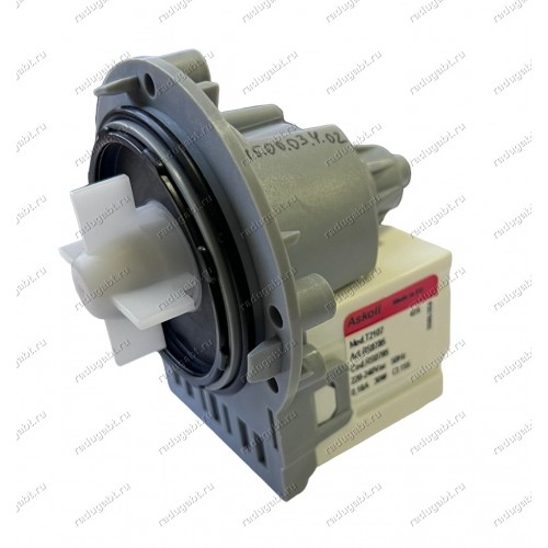 Помпа (насос) на саморезах для стиральной машины Askoll T2107 RS0785 30W Samsung, LG, Indesit, Ariston, Zanussi и т.д. - Алюм. ОБМОТКА