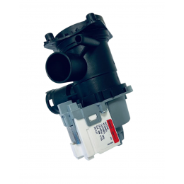 Насос для стиральной машины Bosch, Siemens в сборе с улиткой и фильтром Askoll Mod. M325 COD.RS0815 на защелках, контакты вперед под разъем (под фишку)