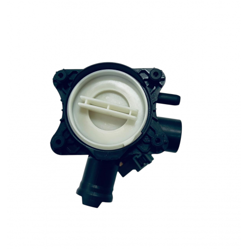 Насос для стиральной машины Bosch, Siemens в сборе с улиткой и фильтром Askoll Mod. M325 COD.RS0815 на защелках, контакты вперед под разъем (под фишку)