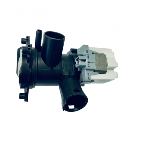 Насос для стиральной машины Bosch, Siemens в сборе с улиткой и фильтром Askoll Mod. M325 COD.RS0815 на защелках, контакты вперед под разъем (под фишку)
