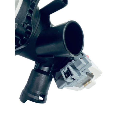 Насос для стиральной машины Bosch, Siemens в сборе с улиткой и фильтром Askoll Mod. M325 COD.RS0815 на защелках, контакты вперед под разъем (под фишку)
