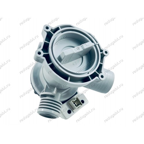 Помпа для стиральной машины Vestel DPO25-405, BPX2-78L 35W, B25-6AZC WM847T WM1047TS WM1247E WM1047E4 WM1247E4 и т.д. в сборе с улиткой и фильтром