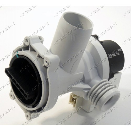 Помпа для стиральной машины Vestel DPO25-405, BPX2-78L 35W, B25-6AZC WM847T WM1047TS WM1247E WM1047E4 WM1247E4 и т.д. в сборе с улиткой и фильтром